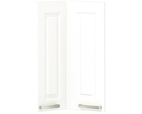 Skrinkové dvere BE SMART Rustic D30 R biele matné-0
