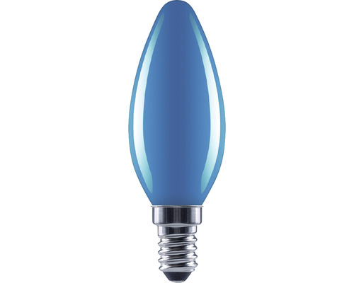 LED žiarovka FLAIR C35 E14 / 2 W modrá