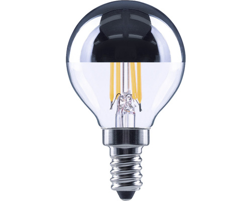 LED žiarovka FLAIR G45 E14 / 4 W ( 34 W ) 380 lm 2700 K strieborná číra