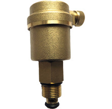 Automatický odvzdušňovací ventil so spätným ventilom, mosadz, 3/8 ", max 12 Bar-thumb-0