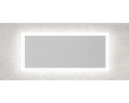 Obdĺžnikové zrkadlo s LED osvetlením do kúpeľne