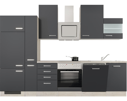 Kompletná kuchyňa s elektrospotrebičmi, drezom a digestorom