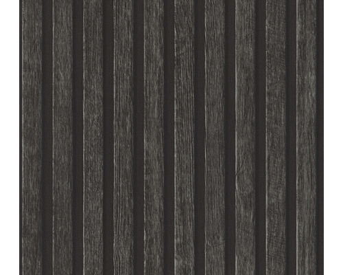 Vliesová tapeta Wooden Wall 391094 sivá, čierna 0,53 x 10,05 m Drevené obloženie na steny