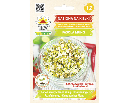 Balenie semien fazule Mungo na klíčenie