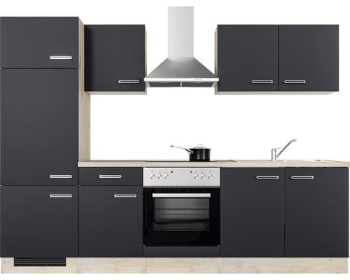 Kompletná kuchyňa s umývadlom, sporákom, digestorom a skrinkami