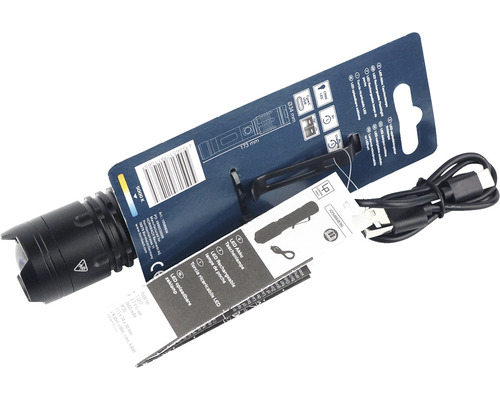 LED akumulátorové svietidlo s nabíjacím káblom