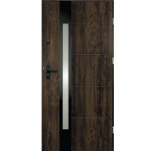 Vchodové dvere so sklenenou vložkou a kľučkou