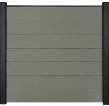 Záhradný plot z vodorovných prvkov a rámu