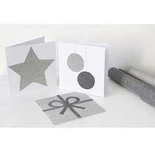 Samolepiaca fólia Metallic Glitter grau 67,5x200 cm