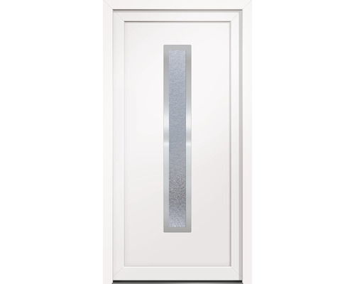 Biele interiérové dvere so sklenenou vložkou