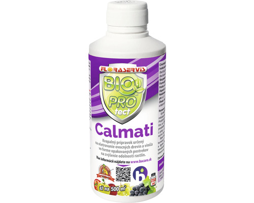 Prípravok na ošetrovanie ovocných drevín a viniča CALMATI 250 ml Prípravok na ochranu rastlín Bio Pro Tect Calmati vo fľaši