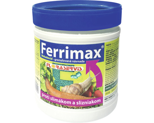 Prípravok proti slimákom a slizniakom FERRIMAX 500 g Ferrimax granulované návnady na slimáky
