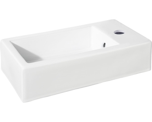 Obdĺžnikové keramické umývadlo