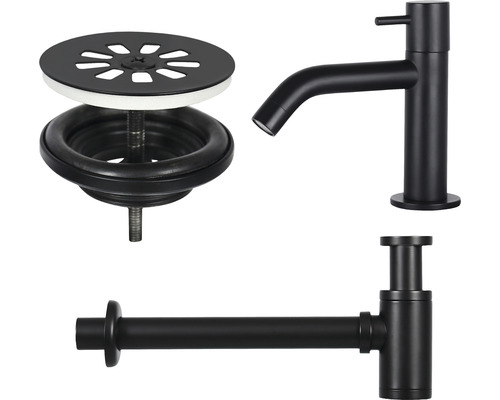 Umývadlová batéria, sifón a odtoková súprava do kúpeľne