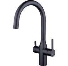 Kuchynská batéria s vysokým výtokom a dvoma rukoväťami