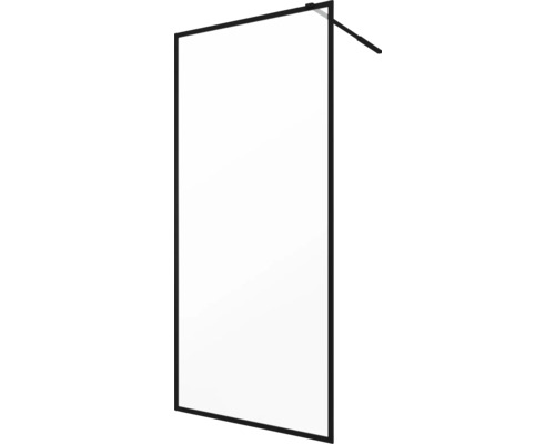 Sprchová stena s čiernym rámom