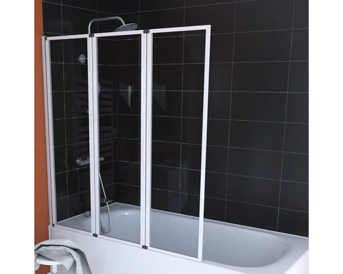 Vaňa s trojdielnou sprchovou zástenou