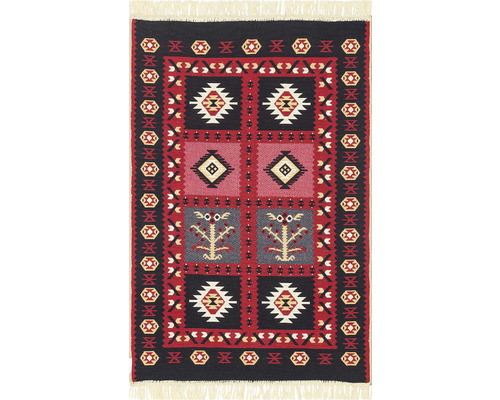 Kusový obojstranný koberec Arya 28 red 60x90 cm