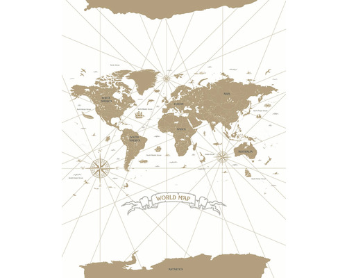 Vliesový panel 103410102 Mapa sveta 200x310 cm