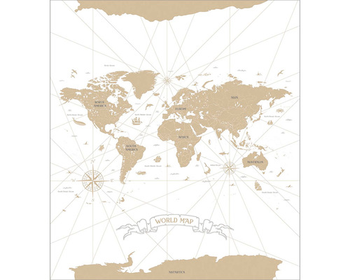 Vliesový panel 103410101 Mapa sveta 200x280 cm