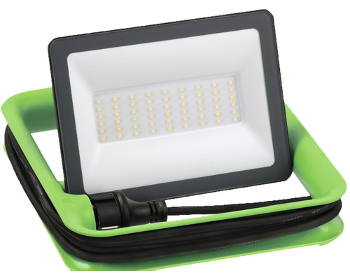 LED pracovné svietidlo Schneider Electric IMT47226 Thorsman IP65 30W 3000lm čierne LED stavebný reflektor s navijakom kábla