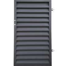 Kovové dvere s lamelami na vetranie