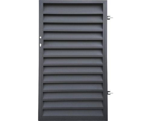 Kovové dvere s lamelami na vetranie