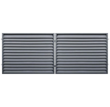 Dvojkrídlová brána s lamelami do záhrady