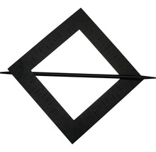 Spona do vlasov so štvorcovým rámom a tyčou