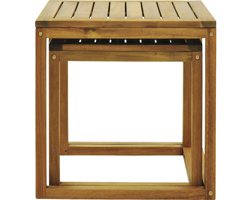 Záhradný stolík z akátového dreva