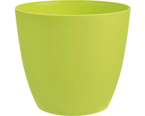 Obal na kvetináč plastový Ella Ø 11 cm matný jablkovozelený