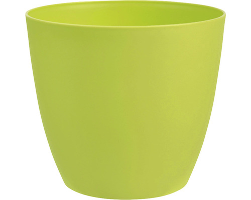Obal na kvetináč plastový Ella Ø 15 cm matný jablkovozelený