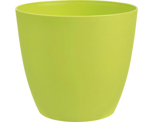 Obal na kvetináč plastový Ella Ø 18 cm matný jablkovozelený