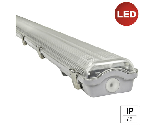 LED pracovné vodotesné svietidlo E2 IP65 2x 18W 2700lm 4000K 1268 mm sivé