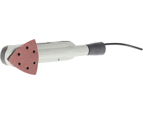 Trojuholníková brúska s brúsnym papierom