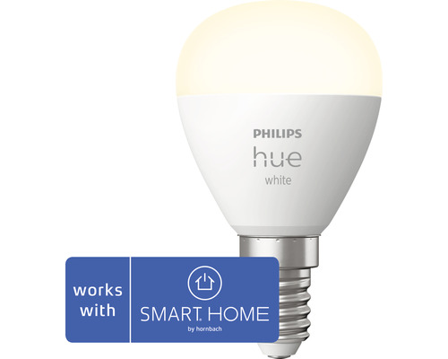 LED žiarovka Philips HUE 8719514356696 E14 / 5,7 W(40W) 470 lm 2700 K stmievateľná Žiarovka Philips Hue White s päticou E14 a kompatibilitou Smart Home by Hornbach