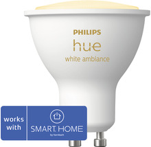 LED žiarovka Philips HUE 8719514339903 White Ambiance GU10 4,3 W 250lm 2000-6500K stmievateľná - kompatibilná so SMART HOME by hornbach-thumb-0