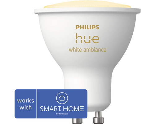LED žiarovka Philips HUE 8719514339903 White Ambiance GU10 4,3 W 250lm 2000-6500K stmievateľná - kompatibilná so SMART HOME by hornbach-0
