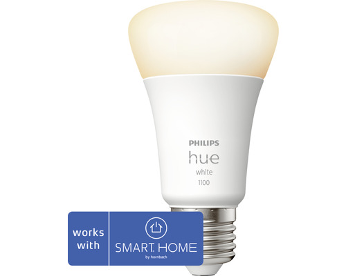 LED žiarovka Philips HUE 8719514288232 White A60 E27 9.5W/75W 1100lm 2700K stmievateľná - kompatibilná so SMART HOME by hornbach