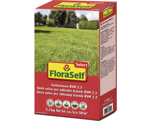 FloraSelf Trávna zmes RSM 2.3 pre okrasné trávniky v 1,2 kg balení