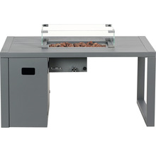 Ohnisko na plyn s presklenou nadstavbou