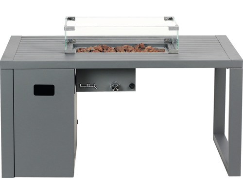 Ohnisko na plyn s presklenou nadstavbou