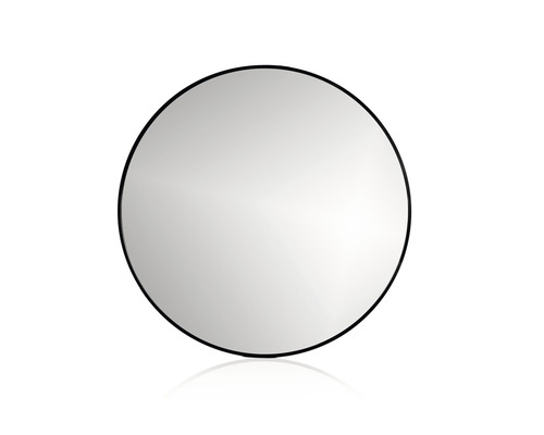 Zrkadlo do kúpeľne Cordia Round line mirror čierne 100x100 cm R1000B_