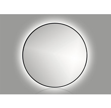 LED zrkadlo do kúpeľne Cordia Round line backlight mirror čierne 100x100 cm R10000BIP44_