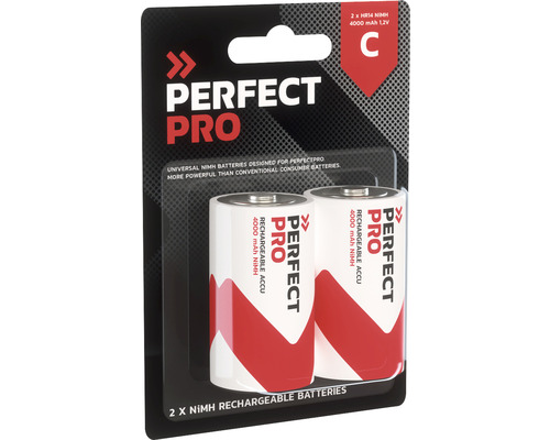 Perfect Pro C NiMH batérie, 4000 mAh, 2 kusy