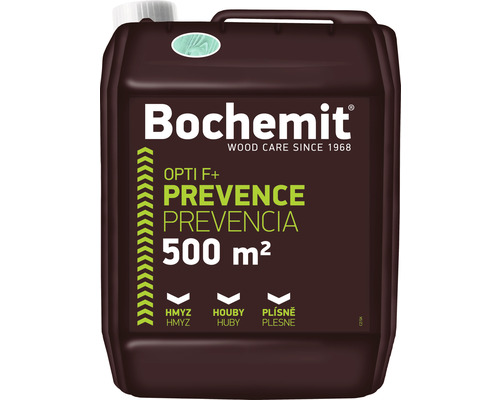 Impregnácia dreva Bochemit Opti F+ 5 kg zelený BIOCÍD Bochemit ochrana dreva proti hmyzu, hubám a plesniam na 500 metrov štvorcových