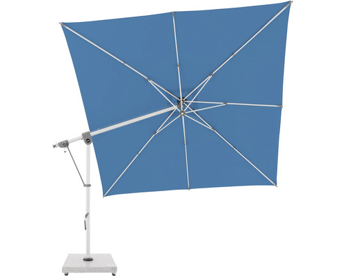 Štvorcový slnečník s bočnou tyčou a podstavcom