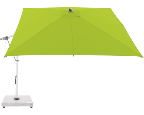 Štvorcový slnečník s rámom a podstavcom