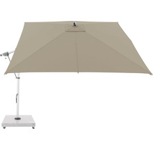Slnečník výkyvný s bočnou tyčou Doppler EXPERT 300 x 300 cm pieskový