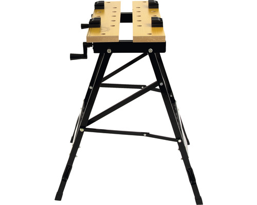 Pracovný stôl so svorkami a oceľovým rámom